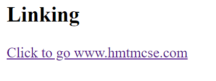 HTML Anchor Tag <a>