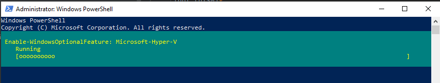 Enable Hyper-V