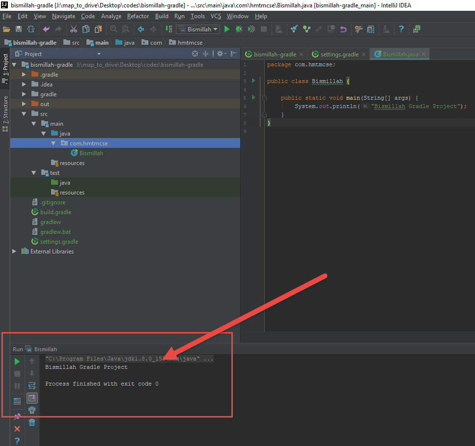 Create Java Gradle Project with Intellij IDEA Step 2