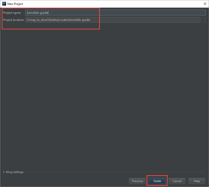 Create Java Gradle Project with Intellij IDEA Step 5