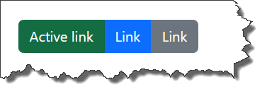 Bootstrap CSS Link Button Group